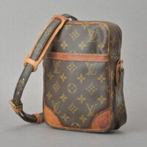Louis Vuitton Danube Shoulder Bag Monogram Leather Crossbody Bag